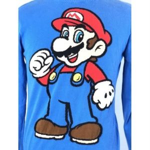 SUPER MARIO Nintendo 100% Cotton Crewneck Sweater